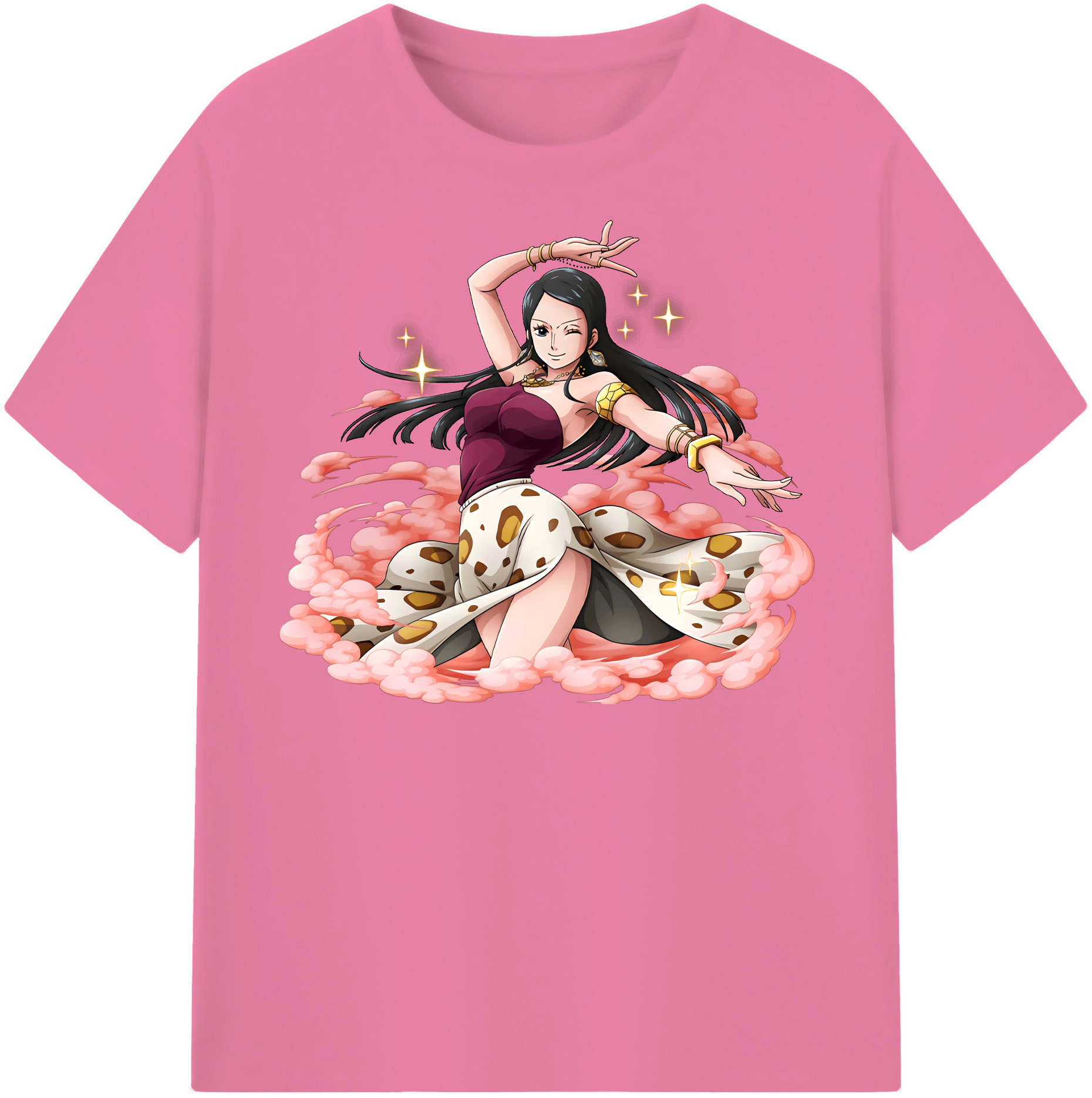 ワンピース ニコ・ロビン ONE PIECE Nico Robin 綿100％半袖Tシャツ（フロントプリント）